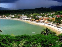 Vista panoramica de puerto vallarta